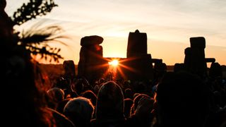 Summer Solstice 2023: Crowds celebrating summer solstice and the dawn of the longest day of the year at Stonehenge on June 21, 2018 in Wiltshire, England.