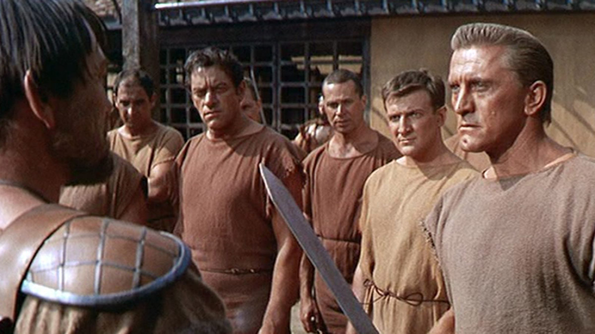 The gladiator movie Spartacus
