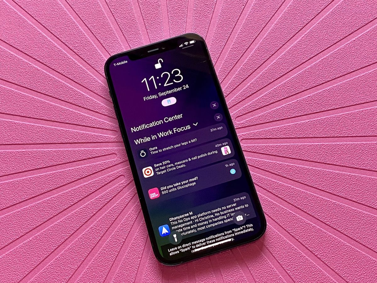 Iphone 12 Pro Ios 15 Notifications