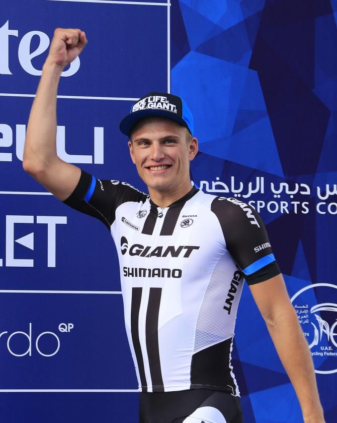 Marcel Kittel (Giant Shimano) won his second stage of the Dubai Tour