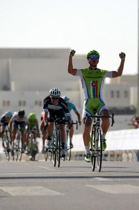 Peter Sagan (Cannondale) wins stage 4 at the Tour of Oman