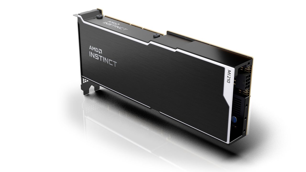 AMD Radeon Instinct MI210 images and slides