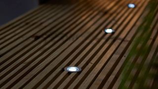 small inset decking lights
