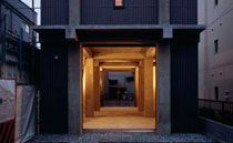 The house is located in a densely built part of Tokyo and sits in an especially small and narrow site.
