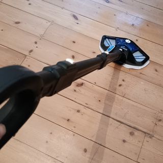 Cleaning wood floors with the Polti Vaporetto Steam Cleaner