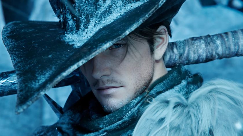 Final Fantasy 14 cinematic trailer screenshot - The Warrior of Light's Reaper job reveal
