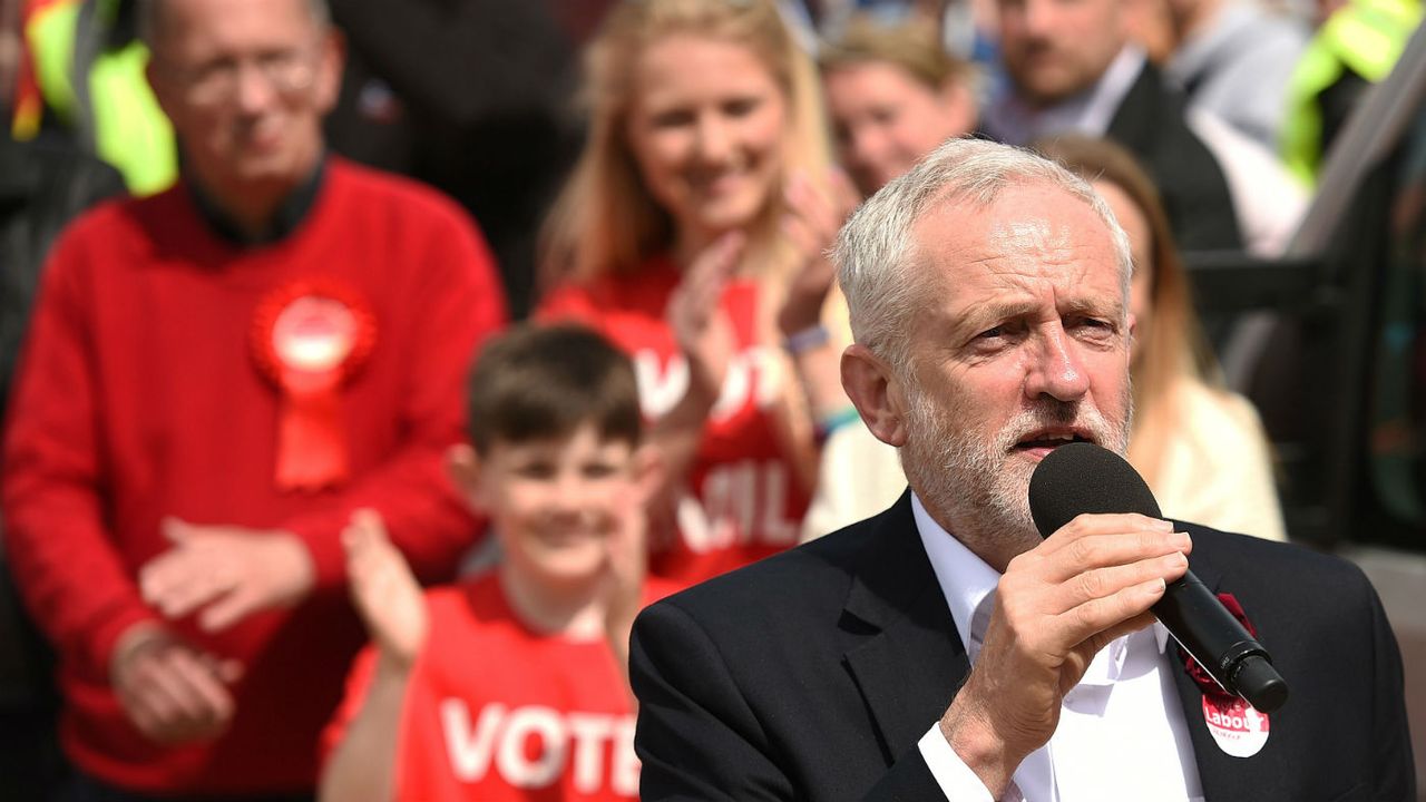 Jeremy Corbyn campaigning ahead of last year&amp;#039;s general election