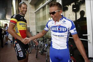 Tom Boonen, Allan Davis, Tour de France 2009 team presentation