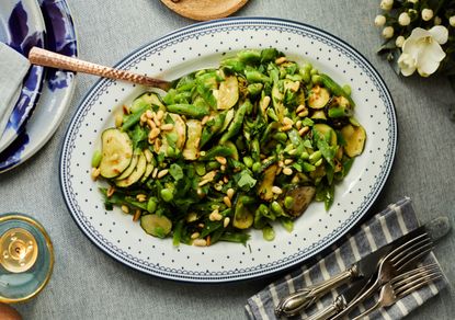 Bean Salad with Courgette