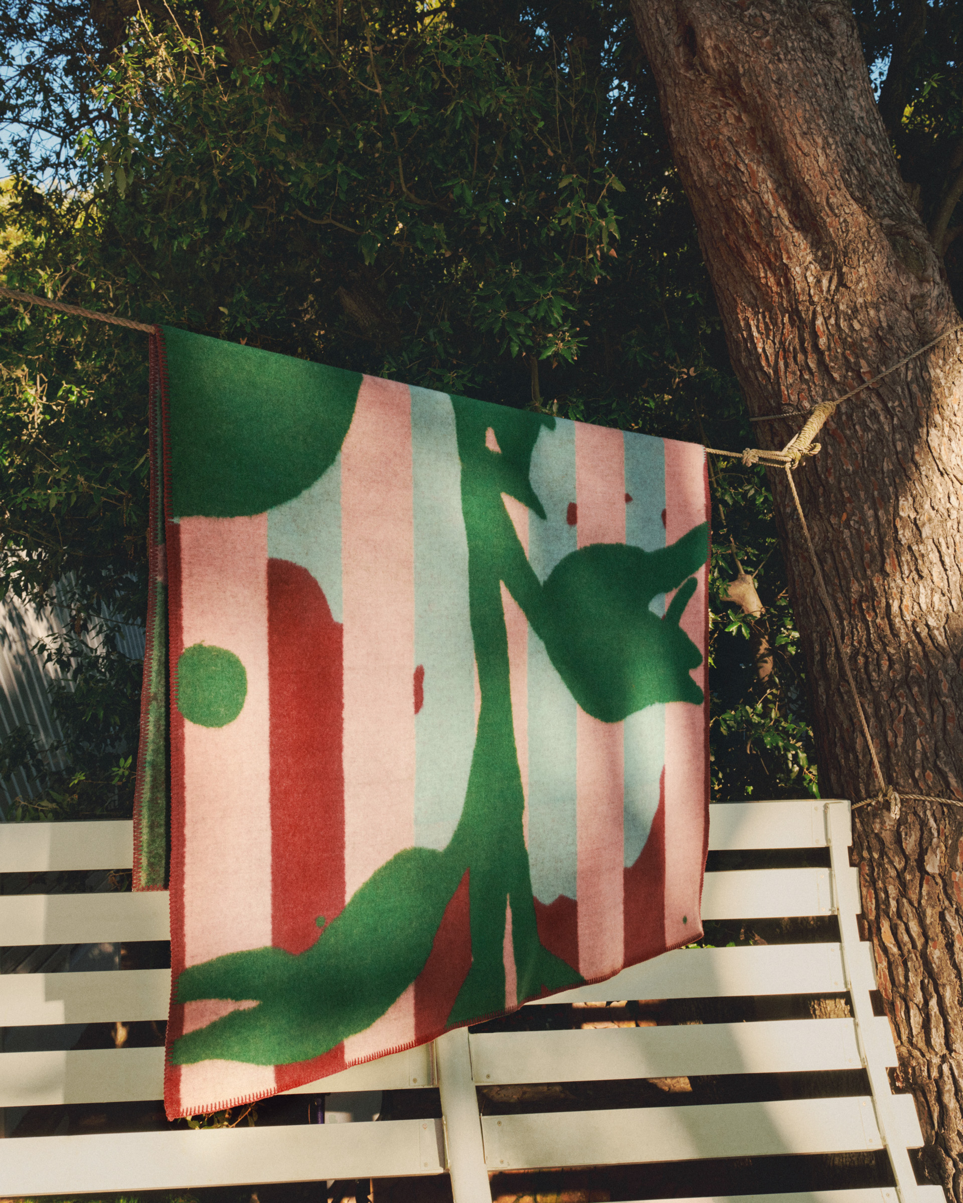 flower motif blanket