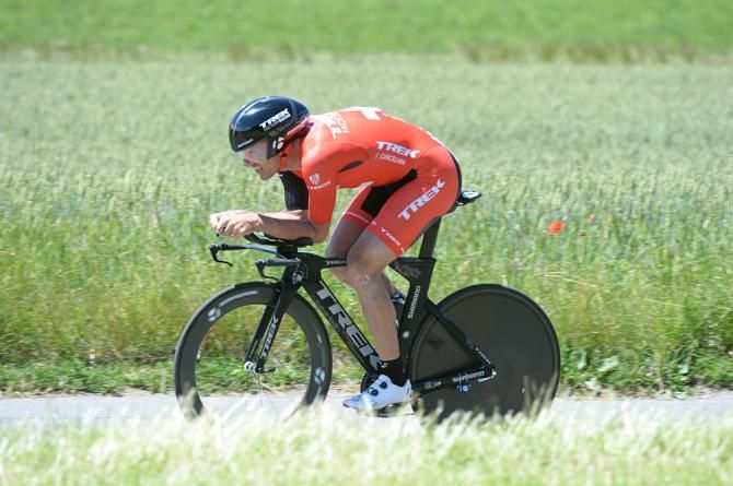 Swiss time trial champion Fabian Cancellara (Trek)