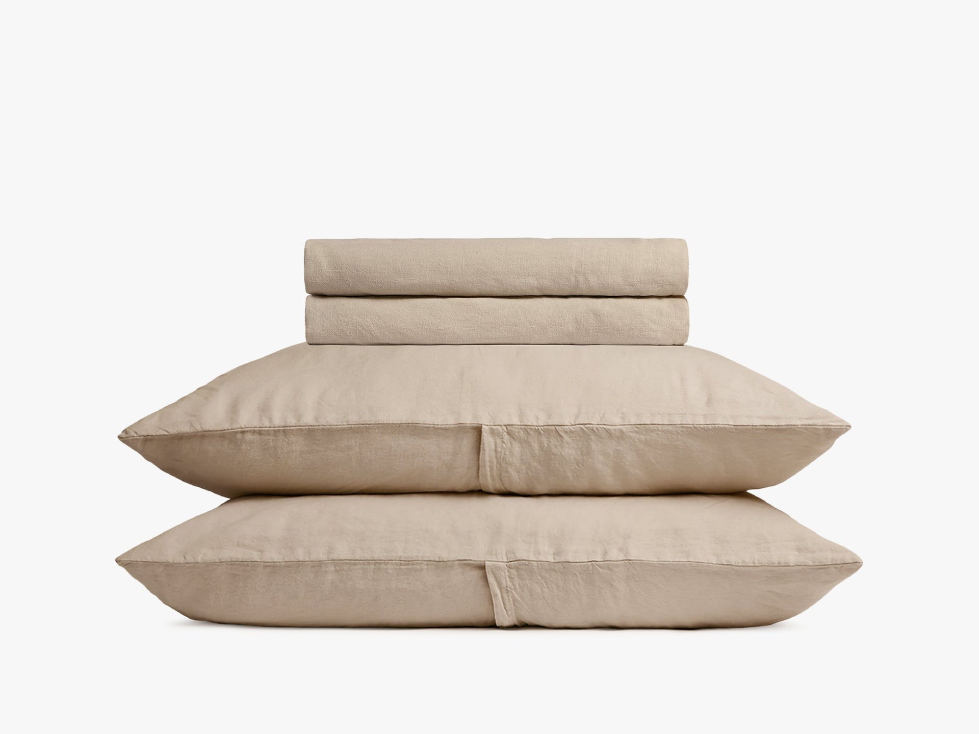 Linen Sheet Set - toast F/q - Full / Back Envelope
