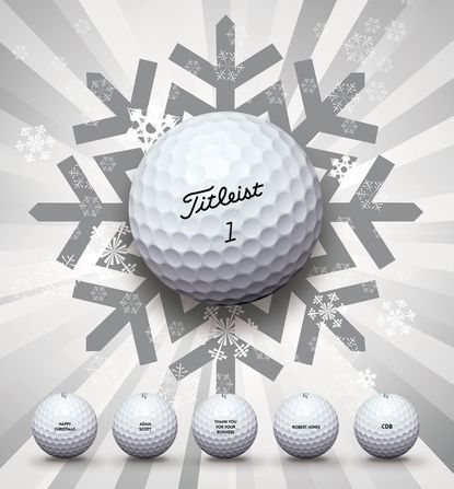 Titleist Free Christmas Golf Ball Personalisation