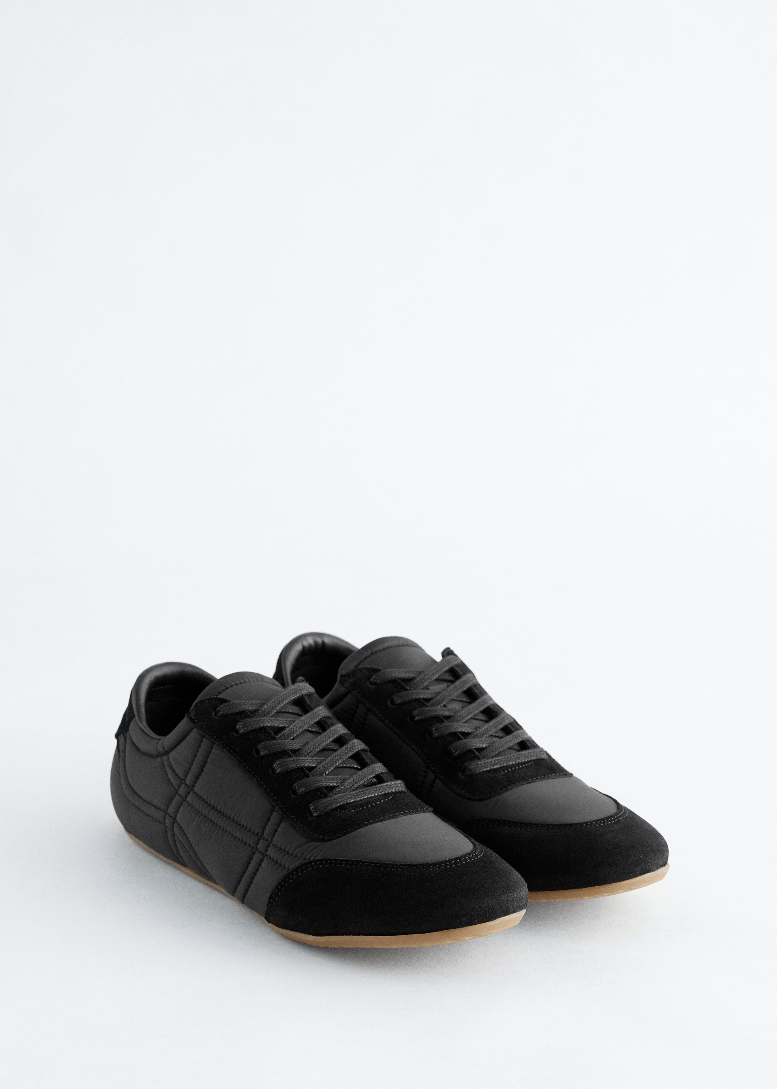 Suede-Detail Trainers