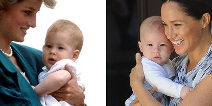 Prince Harry and Archie Harrison Mountbatten-Windsor at 6 Months