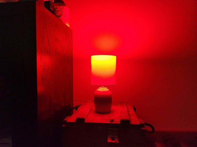 Wyze Bulb Color Red Lifestyle