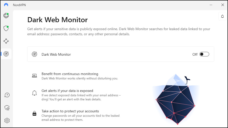 NordVPN Dark Web Monitor