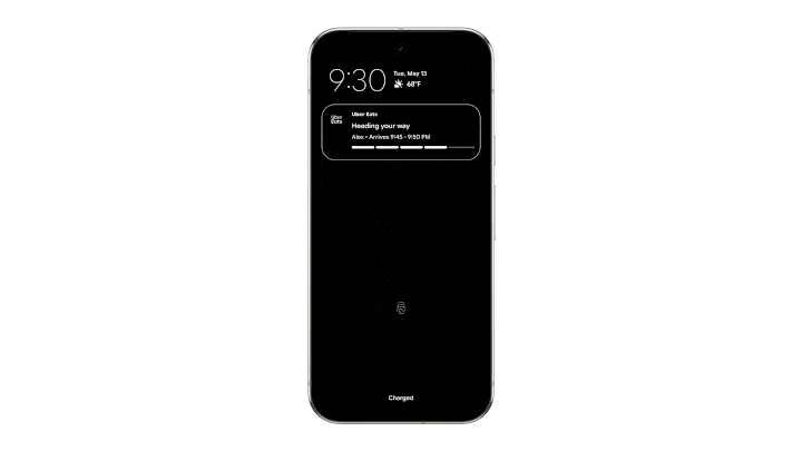 The new Live Notifications in Android 16's Material 3 Expressive