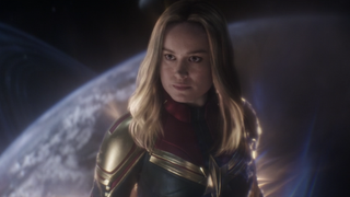 Brie Larson as Captain Marvel in Avengers: Endgame