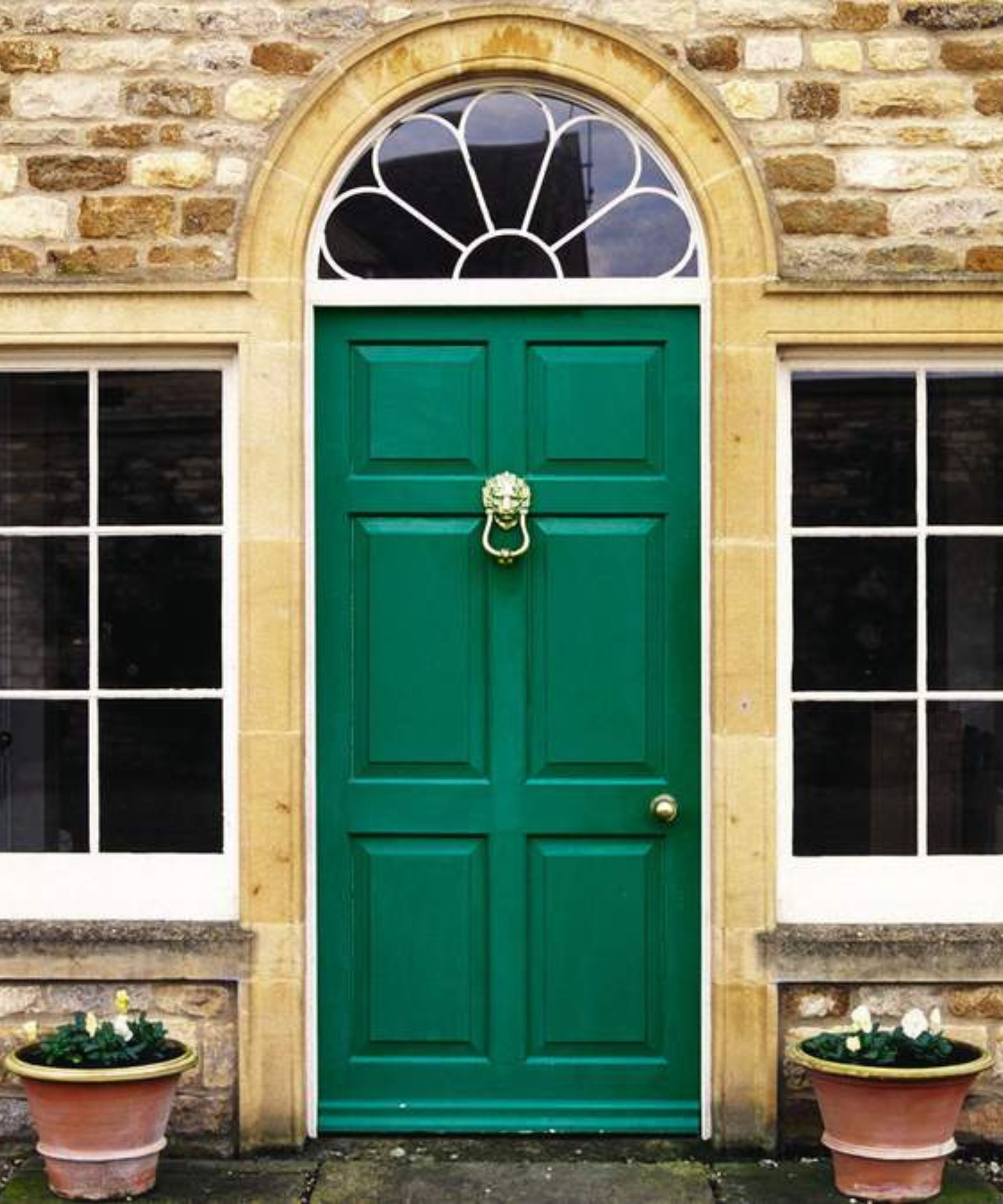Green door