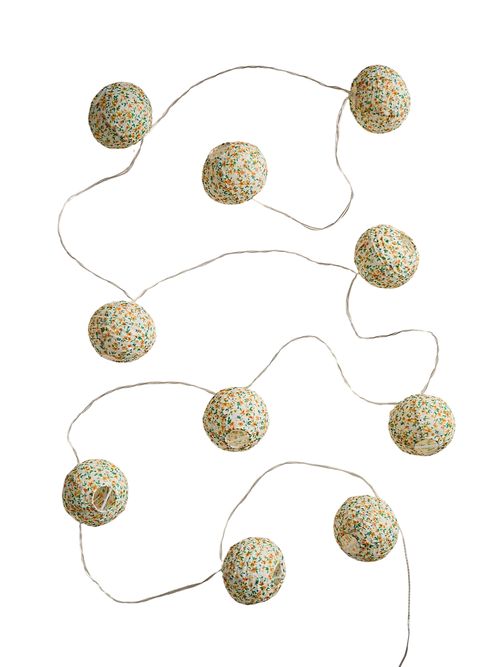 Floral Lantern String Lights
