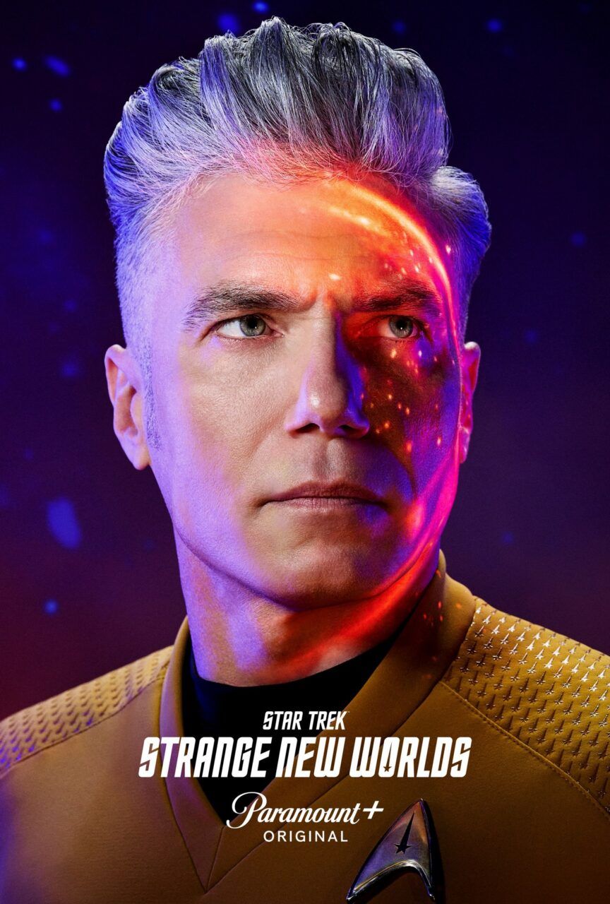 a character poster for "Star Trek: Strange New Worlds"