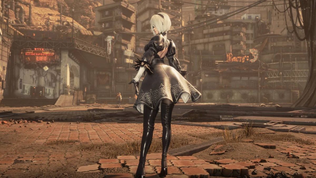 Stellar Blade&#039;s upcoming Nier Automata costume DLC.