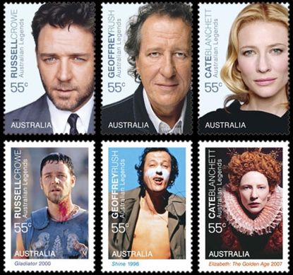 Australian Legends Stamps, celebrity news, Marie Claire
