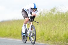 Josh Tarling at the 2024 National Road Championships