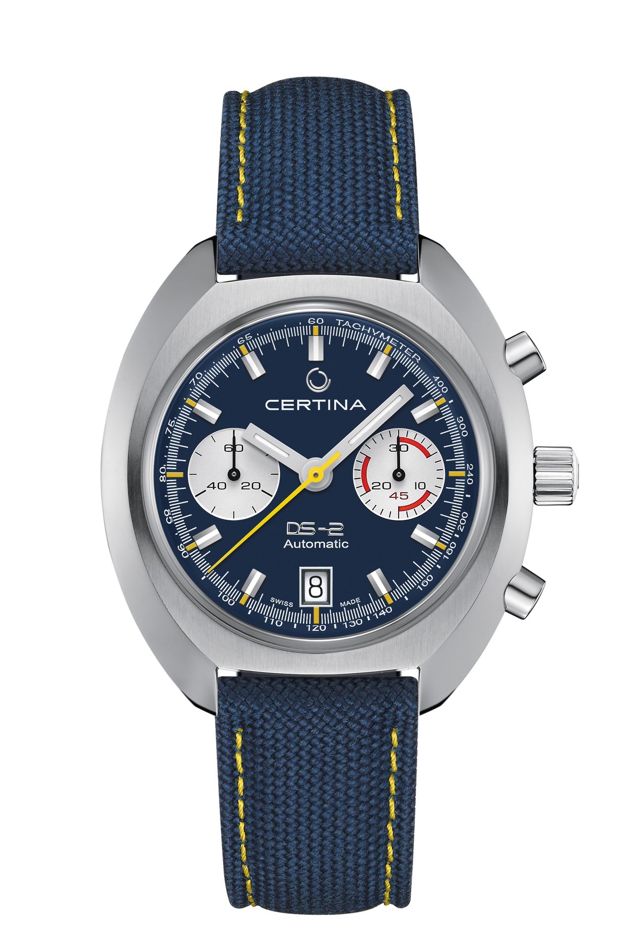The Certina DS-2 Chronograph on a white background