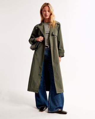 abercrombie, Full-Length Trench Coat