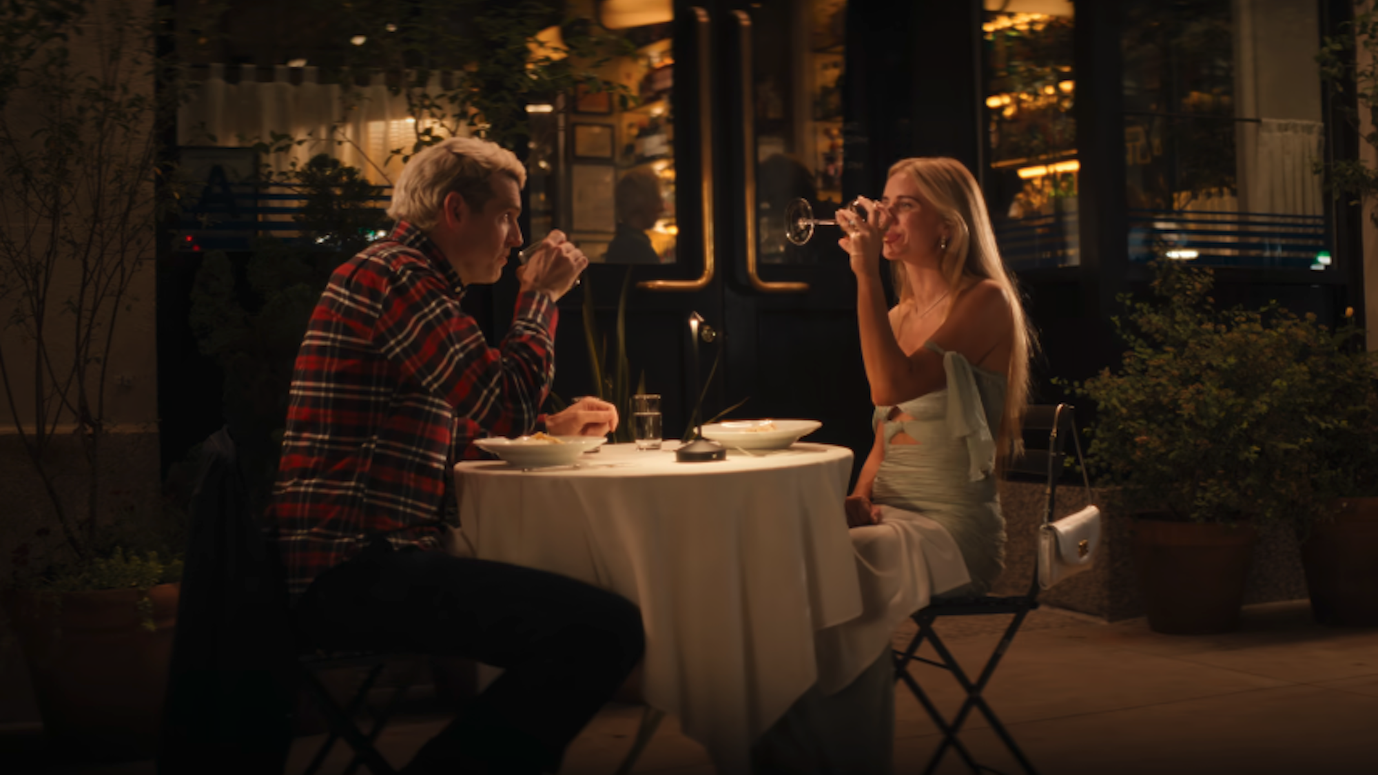 Justine Lupe and Timothy Simons as Morgan and Sasha in Nobody Wants This Season 3
