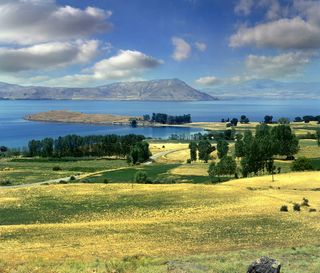 Volcanoes near Lake Van, in eastern Turkey, were identified as a source for some of the Gobekli Tepe obsidian in the new study. It is located about 150 miles (250 km) away.