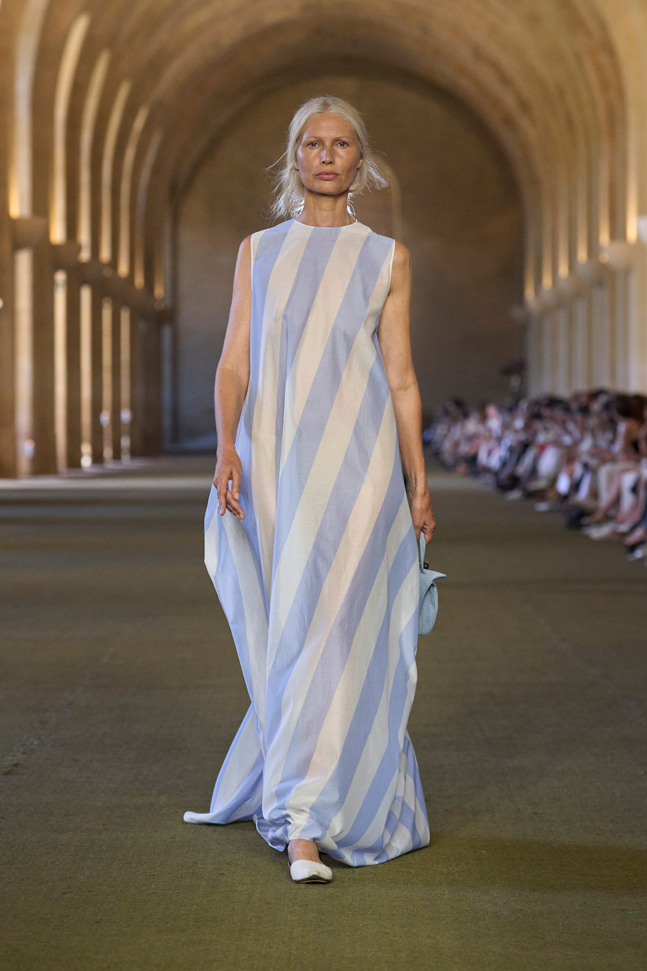 Spring print trends 2026: Jacquemus SS26 striped dress