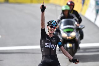 Chris Froome (Team Sky) wins Criterium du Dauphine queen stage 7