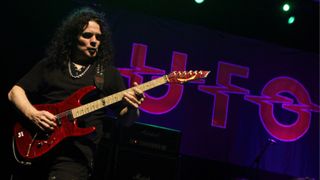 Vinnie Moore of UFO performs at The Forum on May 7, 2015 in London, United Kingdom 