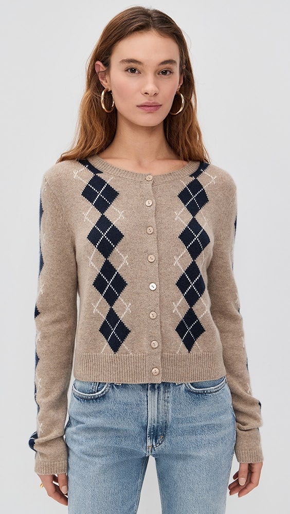Reformation Clara Cashmere Crew Cardigan