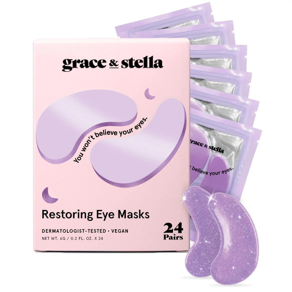 Grace &amp;amp; Stella Restoring Purple Eye Masks