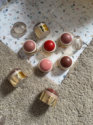 Selection of Merit Beauty Flush Balm shades