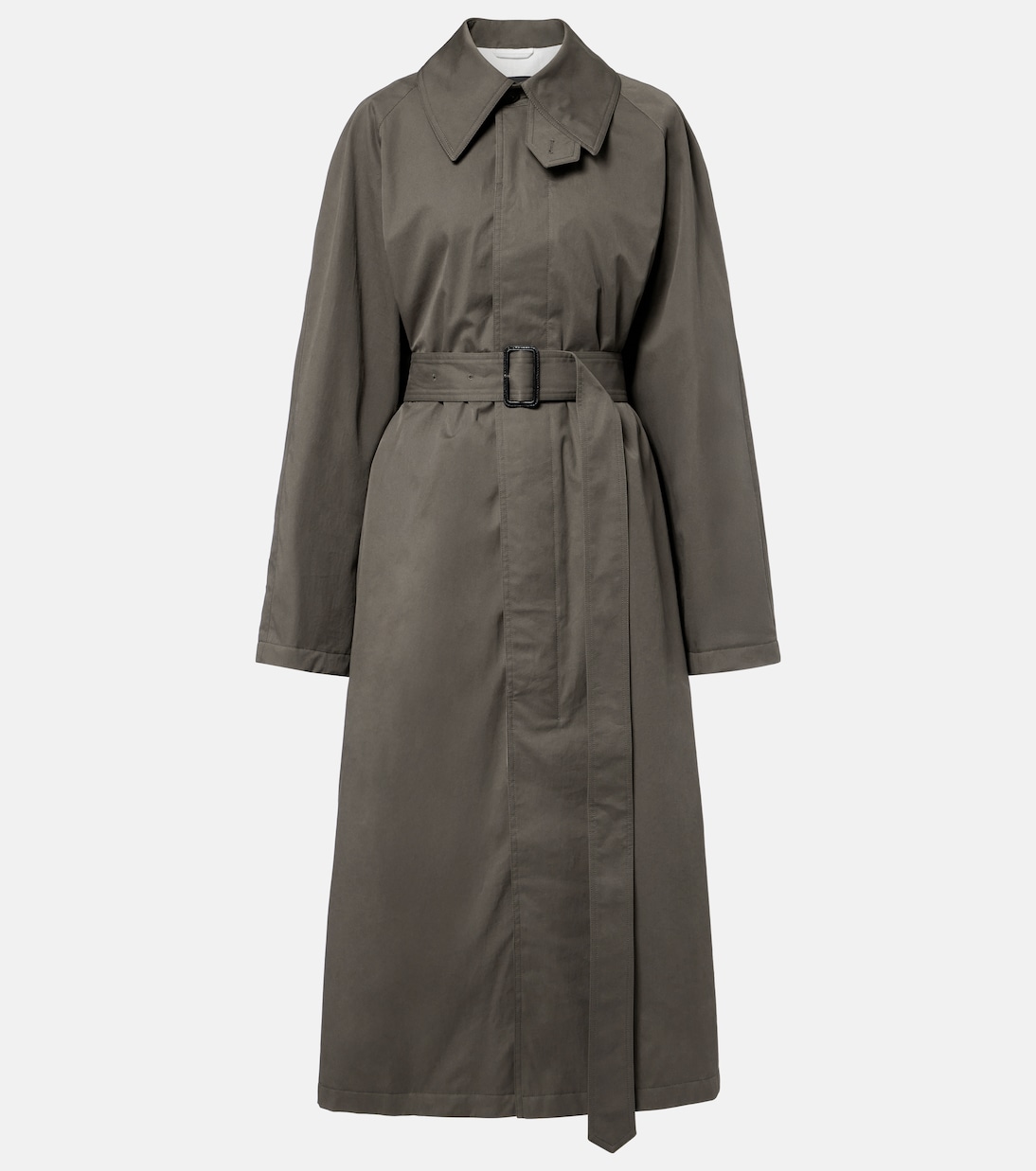 cotton twill trench coat