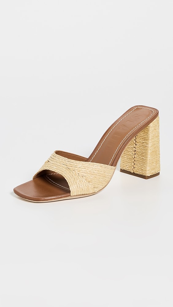 Sloane Heels - Natural Raffia