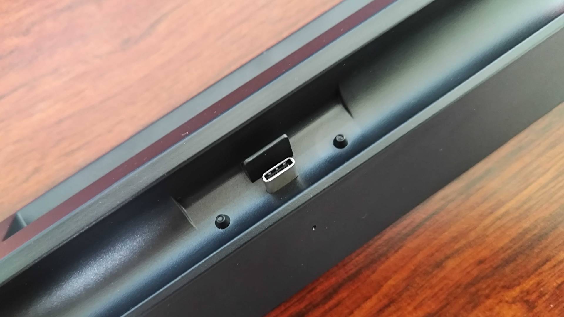 Close up of SIWIQU Nintendo Switch 2 dock connector.