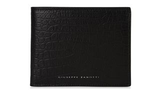 Best wallet: Giuseppe Zanotti Crocodile Textured Wallet