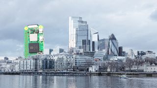 A Raspberry Pi Zero 2 W takes its place in the London skyline