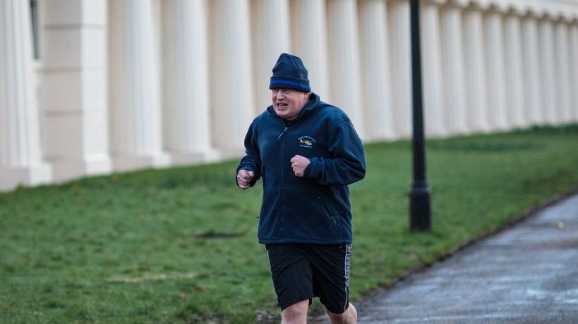 boris johnson running