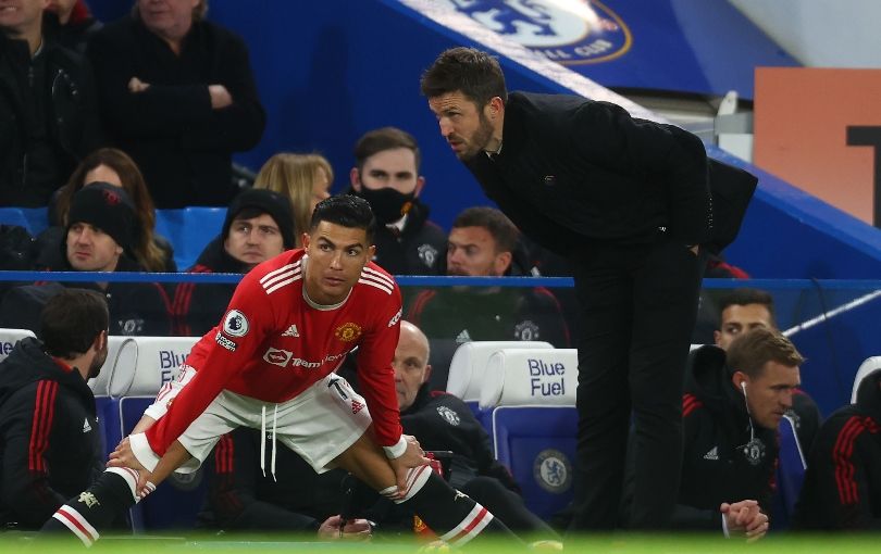 Arsenal Cristiano Ronaldo and Michael Carrick, Man United