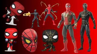 Spider-Man figurines.