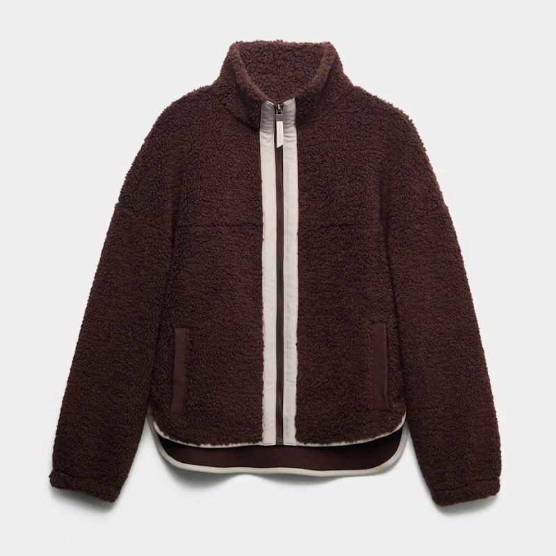 zip up fleece from M&amp;amp;S