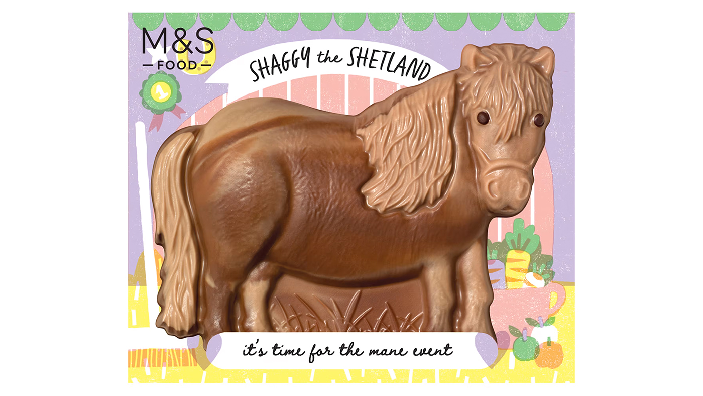 Marks &amp;amp; Spencer Shaggy the Shetland Horse Easter Egg