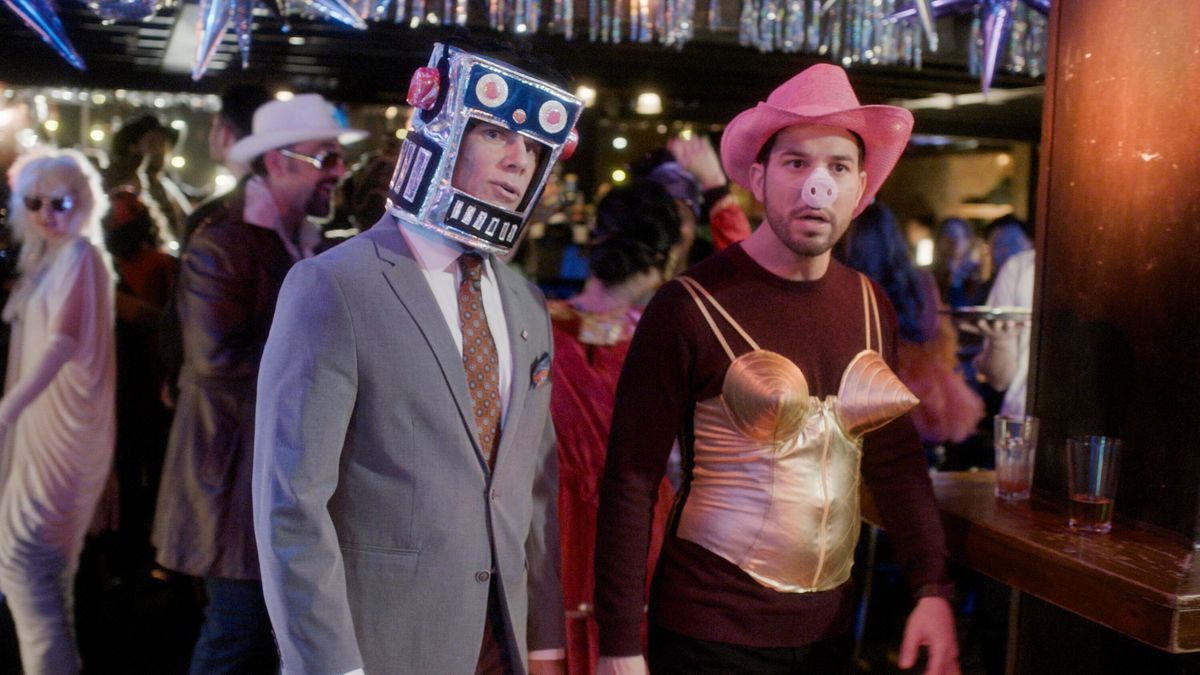 Matthew Wilkas and Skylar Astin in So Help Me Todd